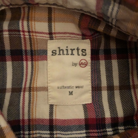 Ag button down shirt M - Picture 2 of 3